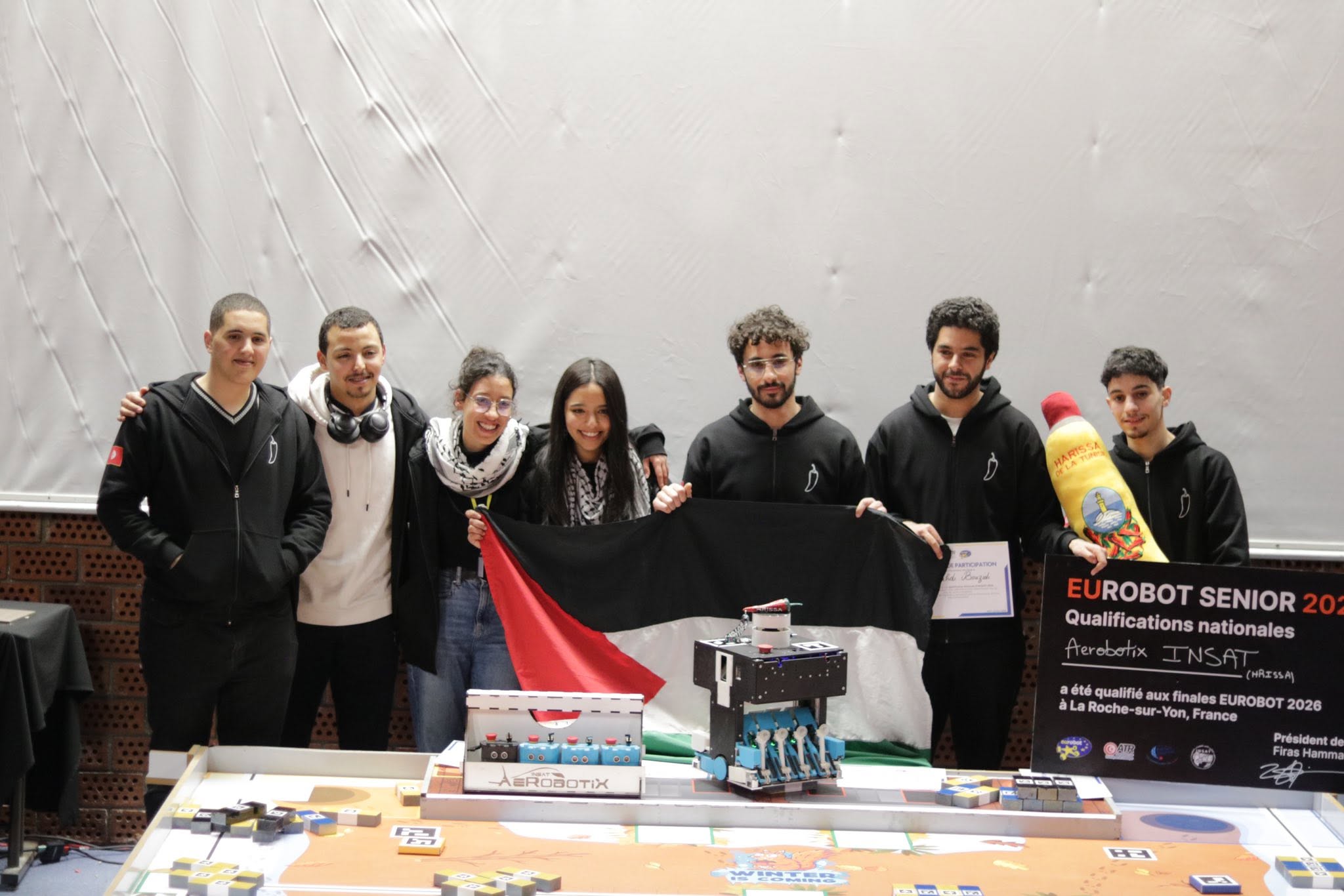 First place in the Eurobot national qualifications