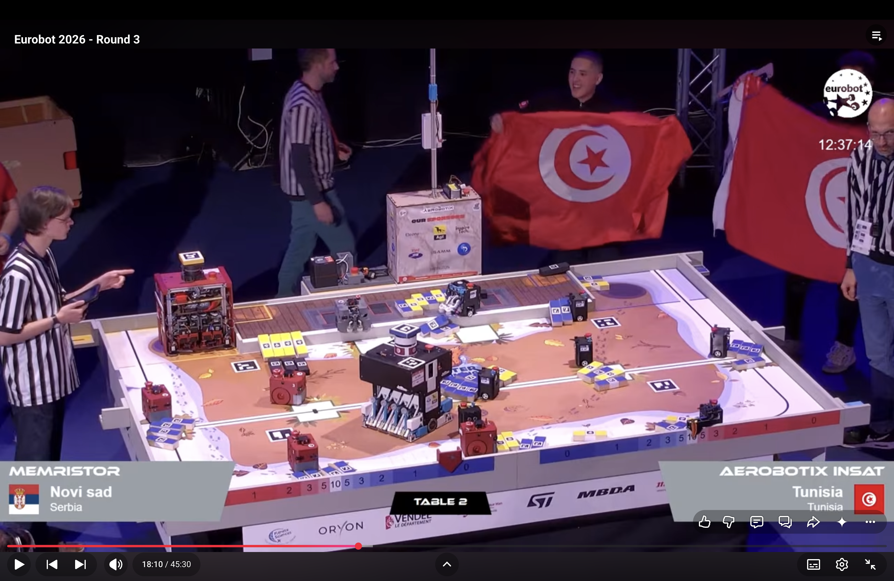 AeRobotiX Eurobot match