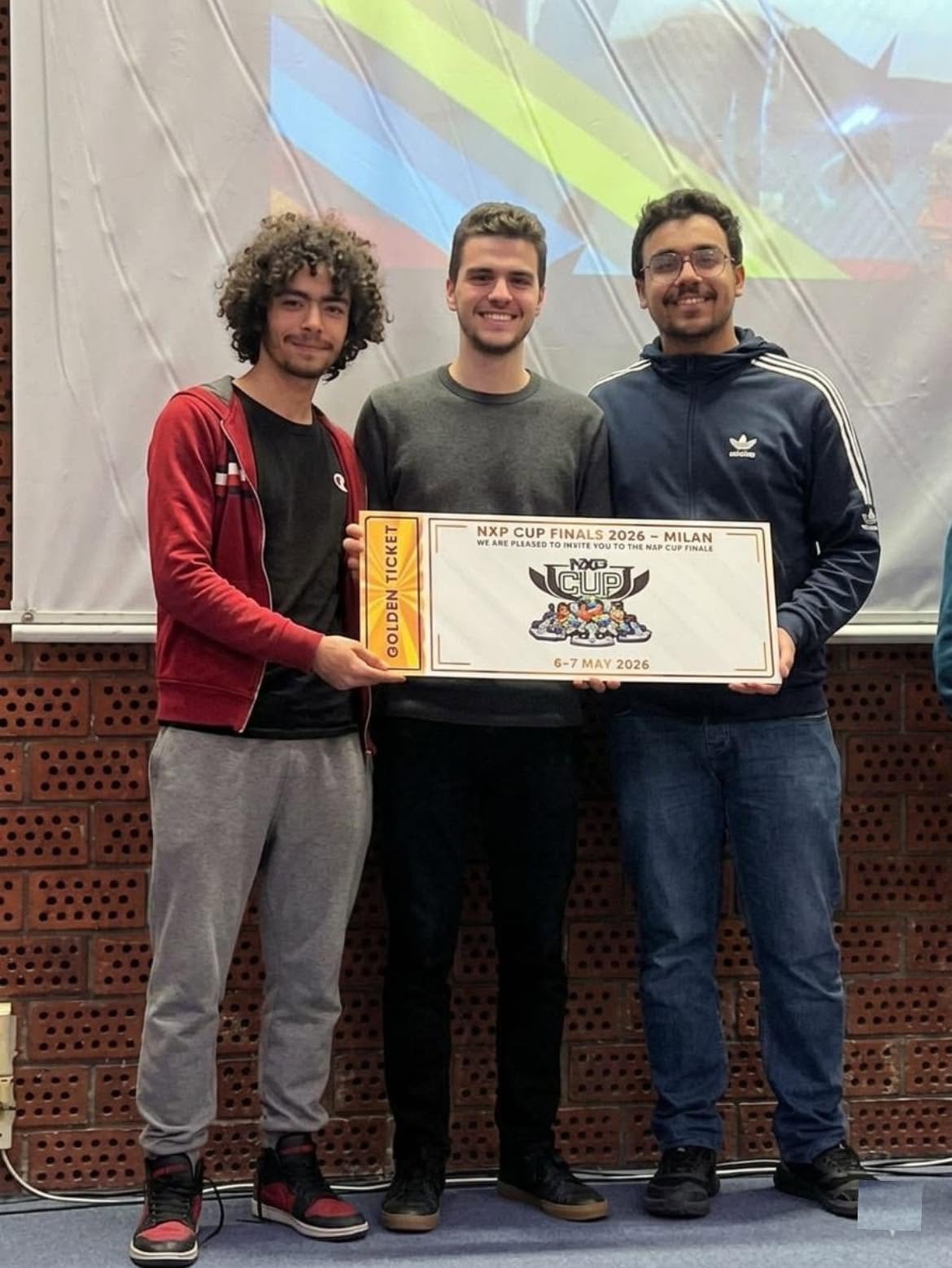 First place at an international stage of the NXP Cup